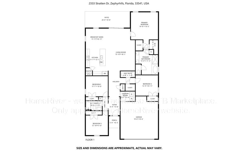 ZEPHYRHILLS House: 2333 STRATTEN DR