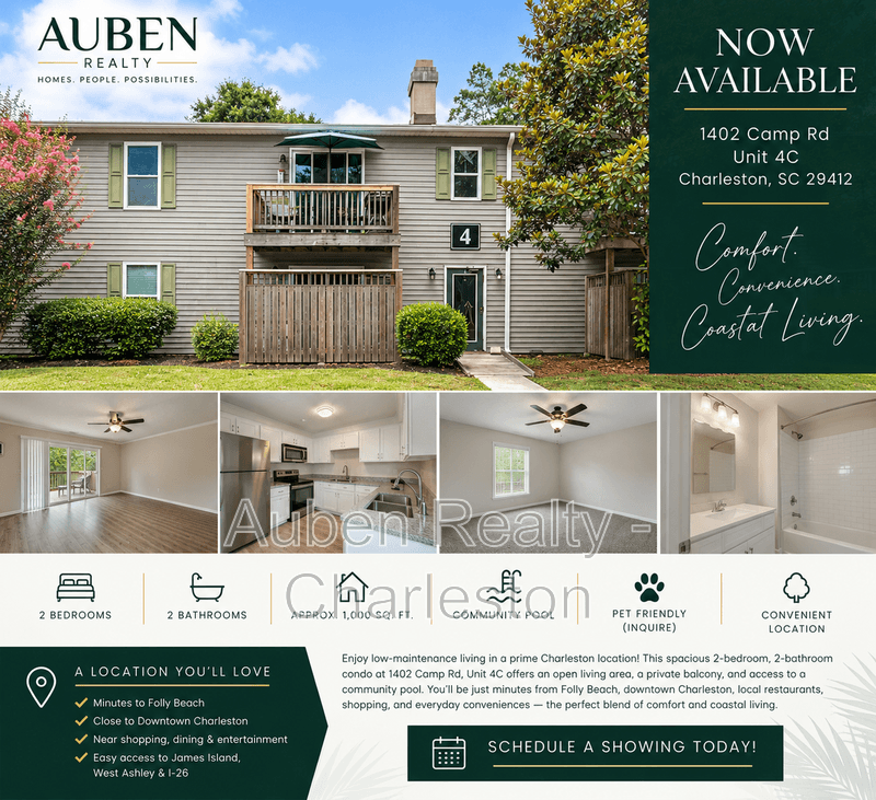 Charleston Condo: 1402 Camp Rd