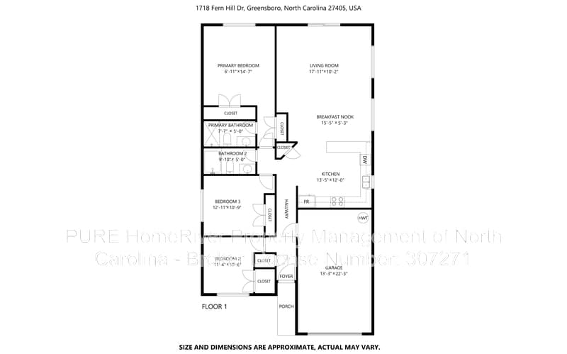 Greensboro House: 1718 Fern Hill Dr