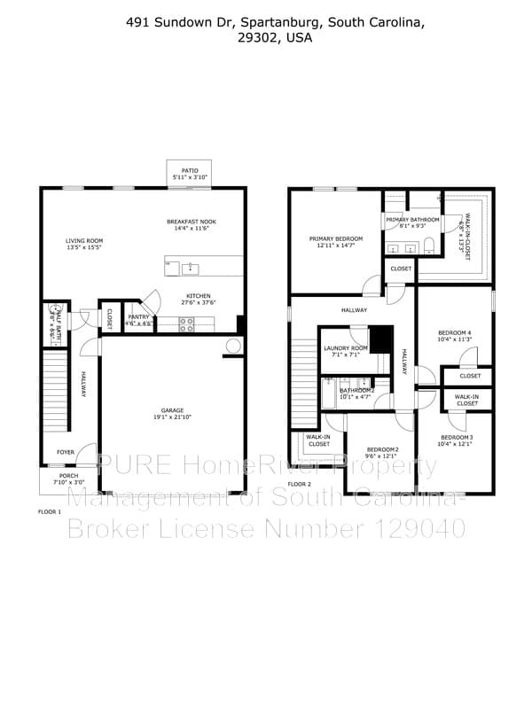 Spartanburg House: 491 Sundown Dr