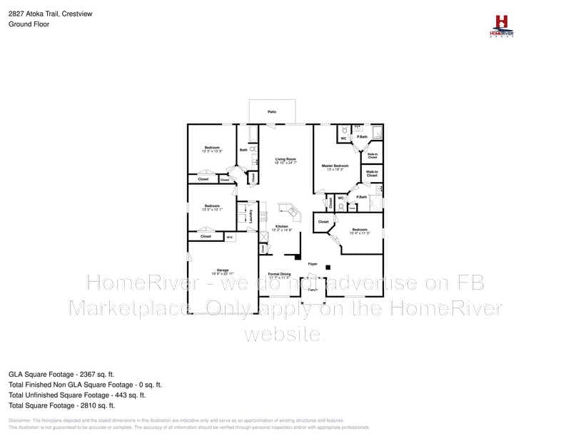 Crestview House: 2827 Atoka Trl