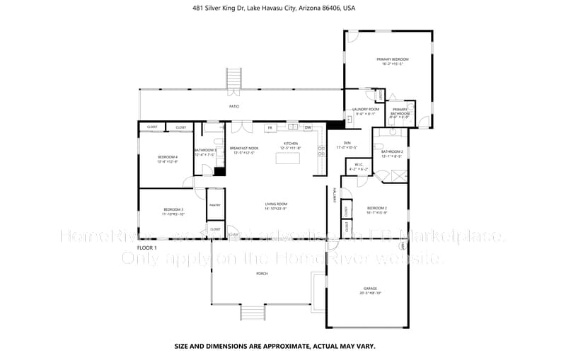 Lake Havasu City House: 481 Silver King Dr