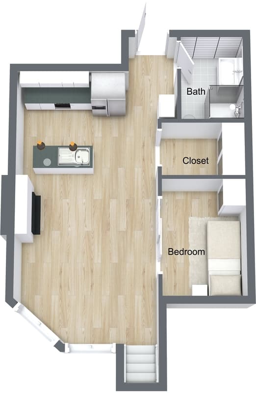 Syracuse Condo: 1107 East Genesee Street - B