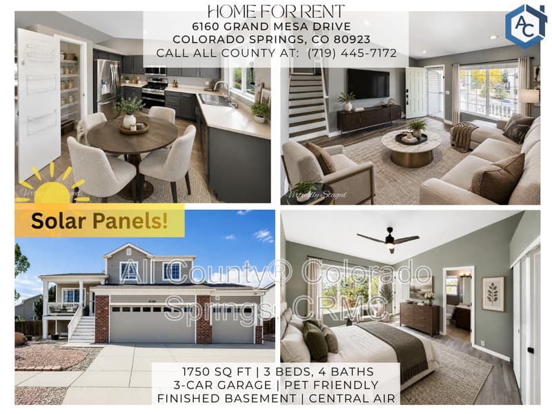 Colorado Springs House: 6160 Grand Mesa Drive