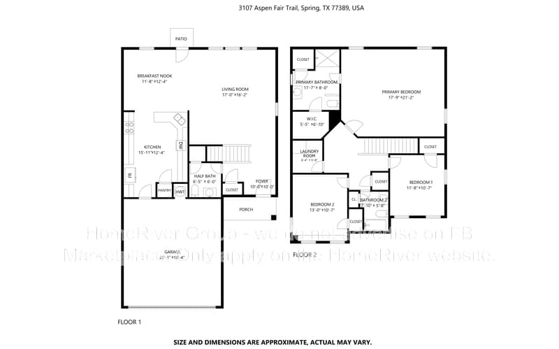 Spring House: 3107 Aspen Fair Trl