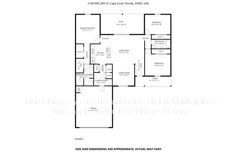 Cape Coral House: 1128 NW 20th Pl