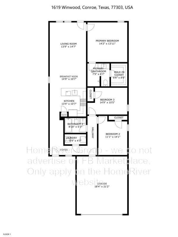 Conroe House: 1619 Winwood Dr