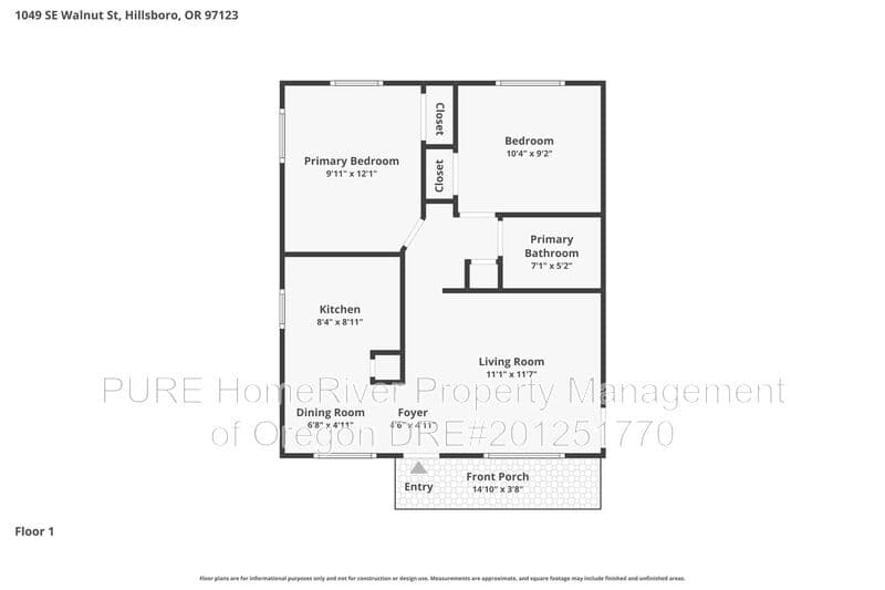 Hillsboro House: 1049 SE Walnut St.