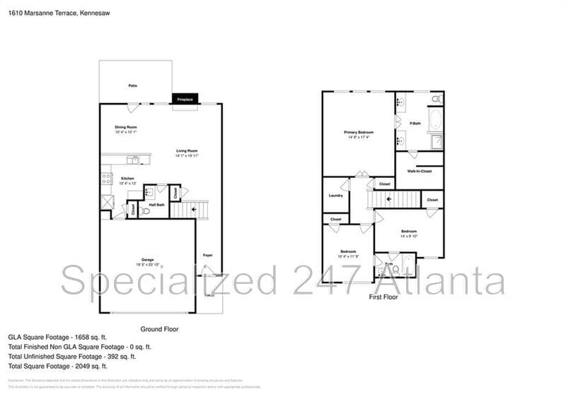 Kennesaw Townhome: 1610 Marsanne Ter NW