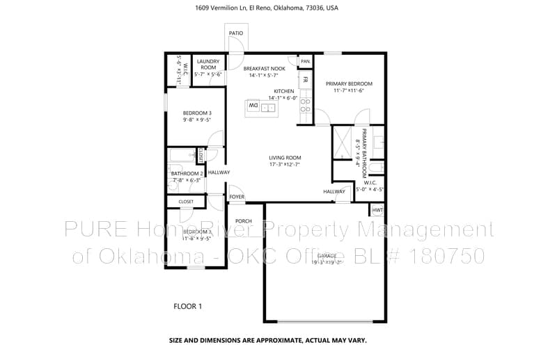 El Reno House: 1609 Vermilion Ln
