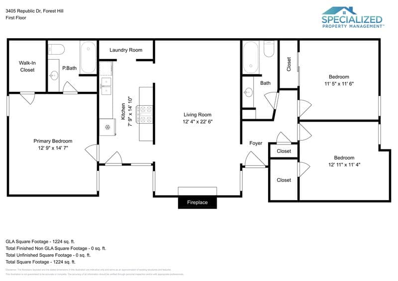 Forest Hill Condo: 3405 Republic Dr