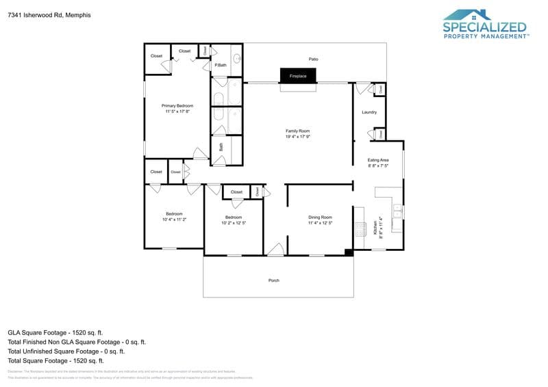 Memphis House: 7341 Isherwood Rd