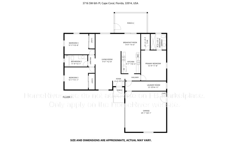 Cape Coral House: 3716 SW 6th Pl