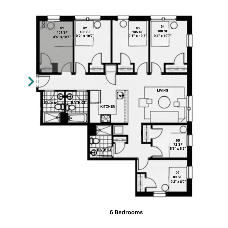 Washington Apartment: 529 G Street Southeast
