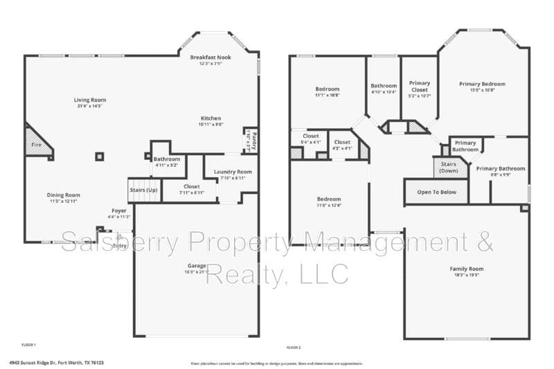 Fort Worth House: 4943 Sunset Ridge Drive