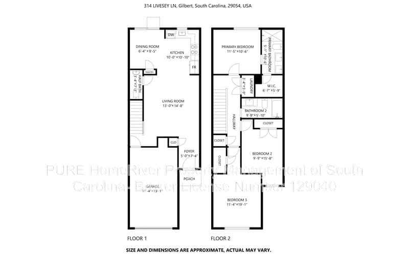 Gilbert Townhome: 314 Livesey Ln