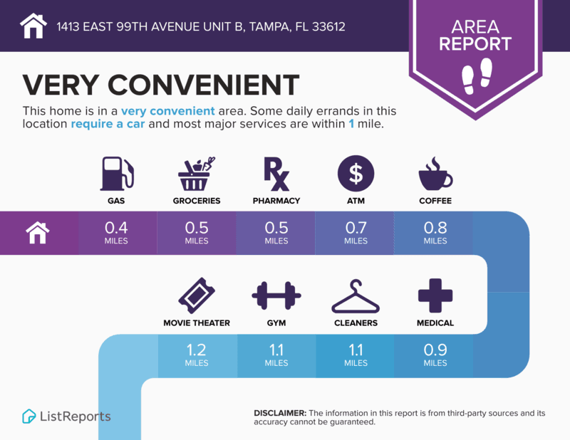 Tampa Condo: 1413 East 99th Avenue