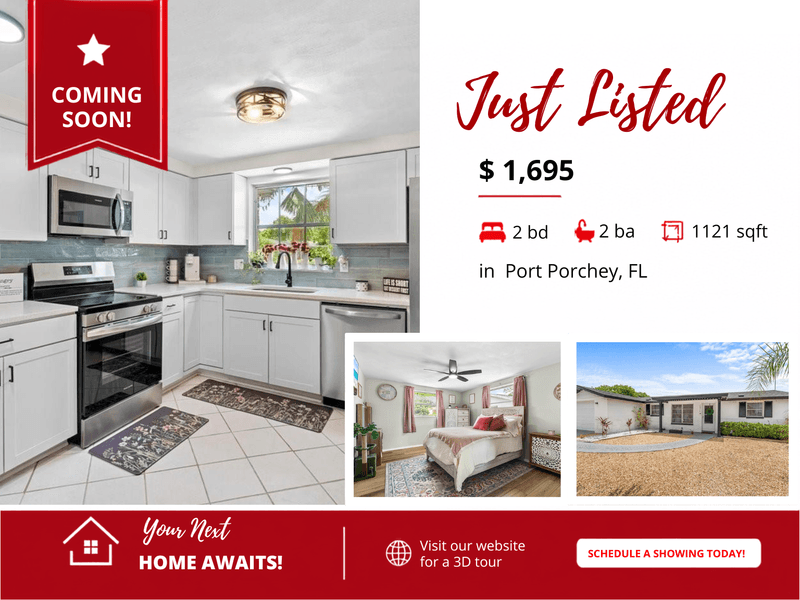 Port Richey House: 10914 Oakdale Avenue