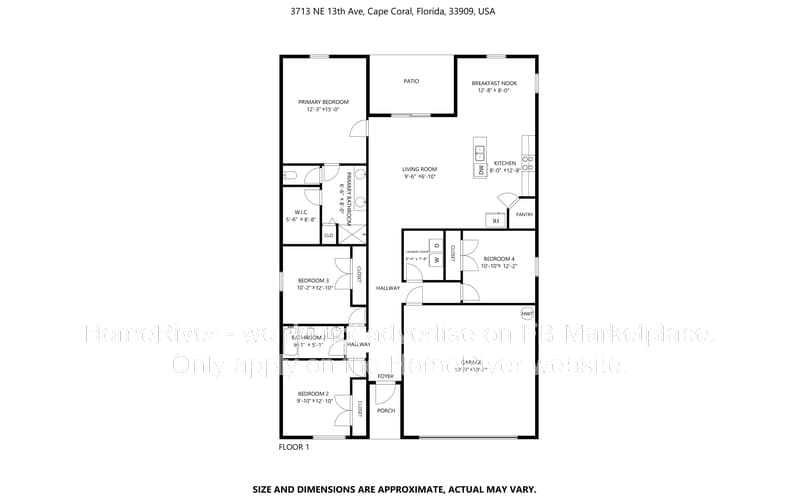 Cape Coral House: 3713 NE 13th Ave