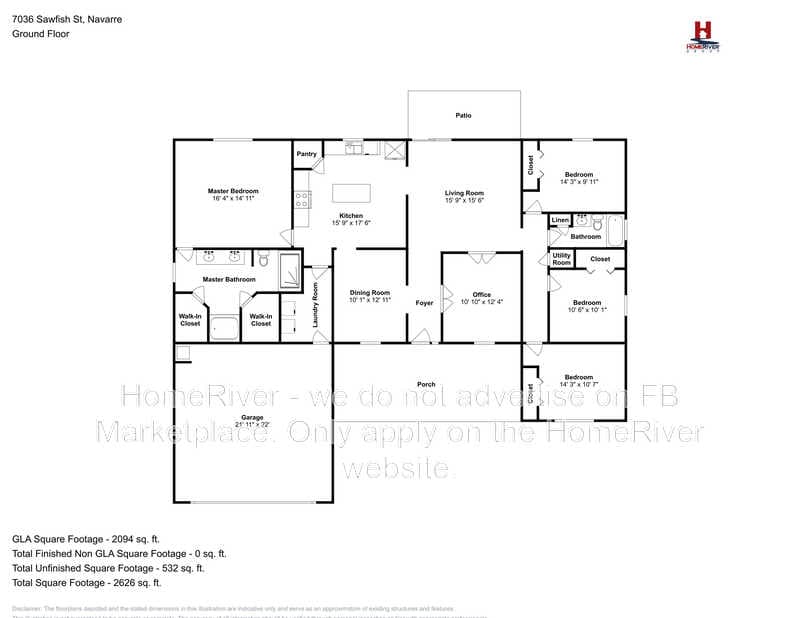Navarre House: 7036 Sawfish St