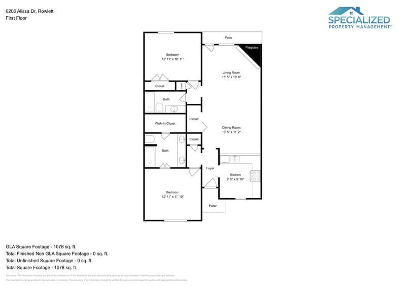 Rowlett House: 6206 Alissa Dr