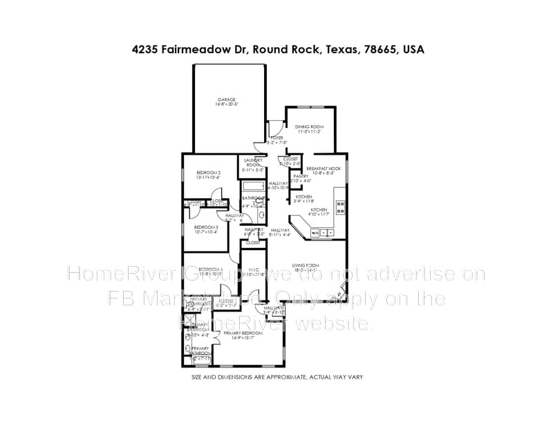 Round Rock House: 4235 Fairmeadow Dr
