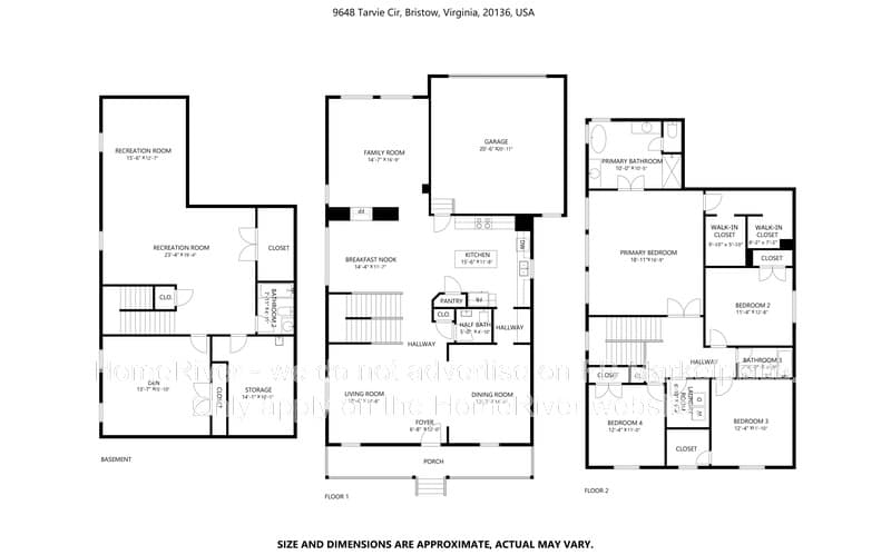Bristow House: 9648 Tarvie Cir
