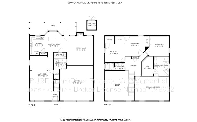 Round Rock House: 2007 Chaparral Dr