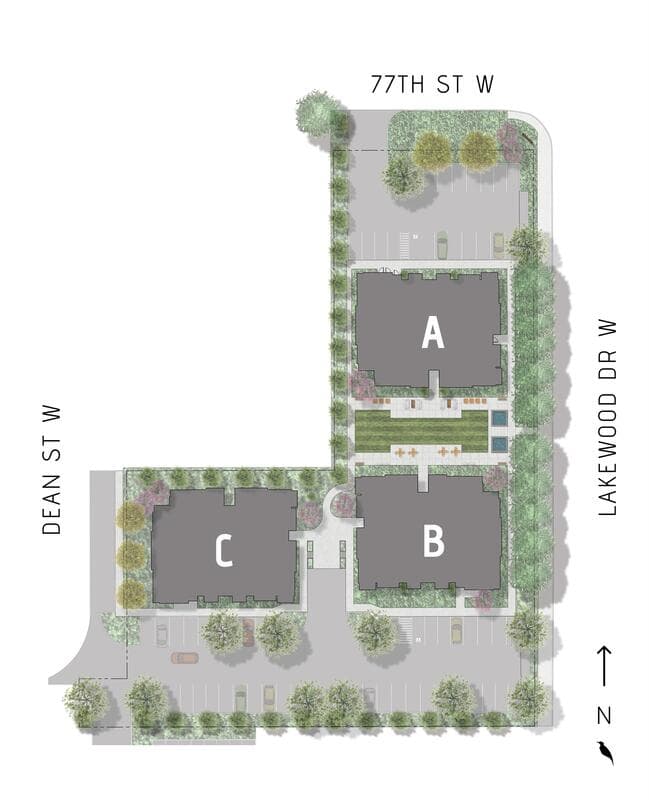 Lakewood Condo: The Meadowlark 7731 Dean St W - 307