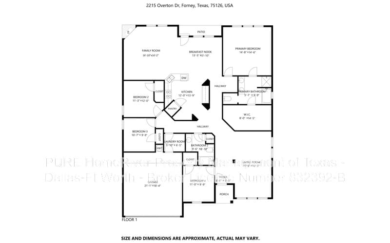 Forney House: 2215 Overton Dr