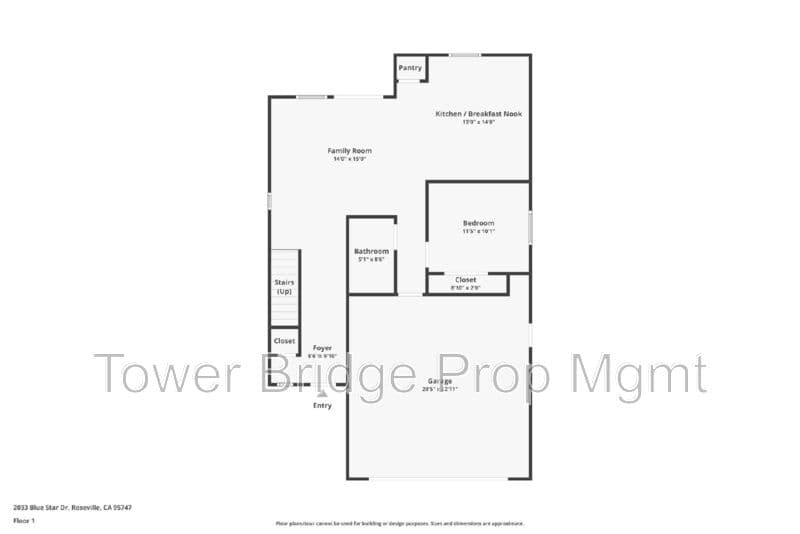 Roseville House: 2033 Blue Star Drive