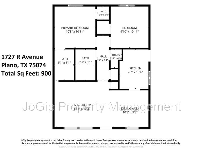 Plano Condo: 1725 R Avenue
