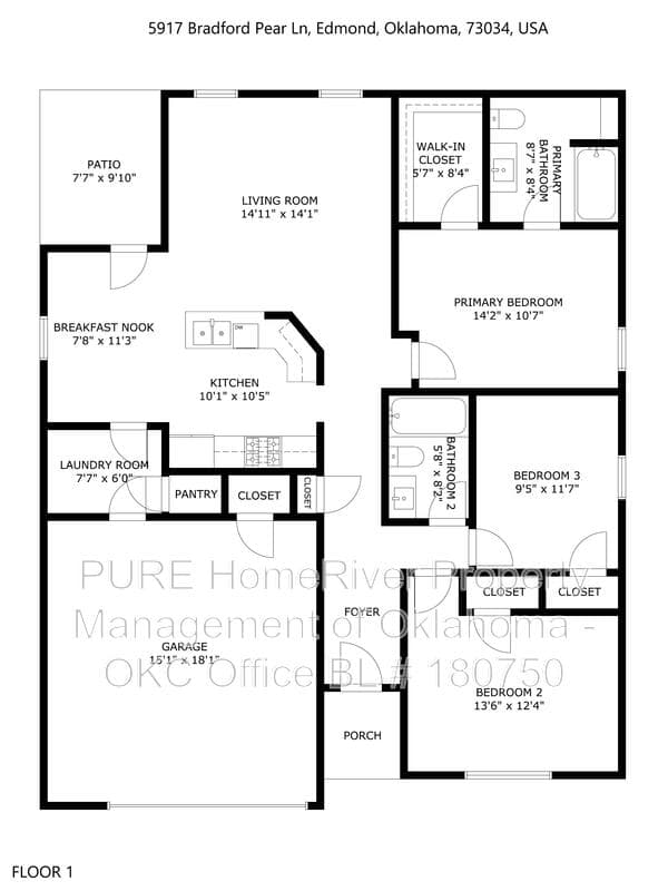 Edmond House: 5917 Bradford Pear Ln