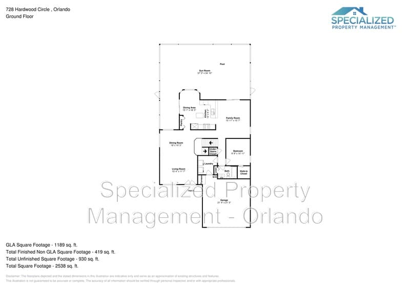 Orlando House: 728 Hardwood Cir