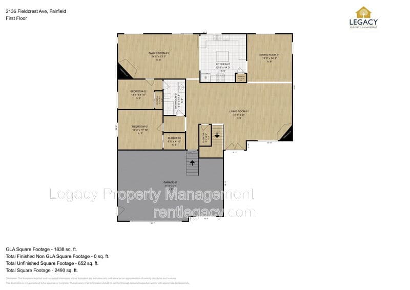 Fairfield House: 2136 Fieldcrest Ave