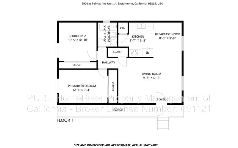 Sacramento House: 590 Las Palmas Ave
