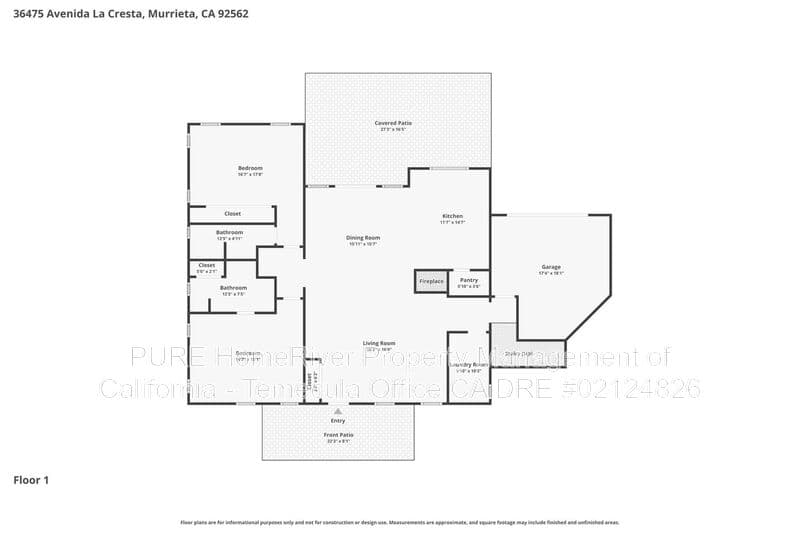 Murrieta House: 36475 Avenida La Cresta
