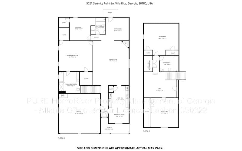 Villa Rica House: 5021 Serenity Point Ln