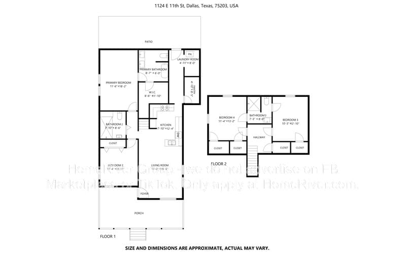 Dallas House: 1124 E 11th St