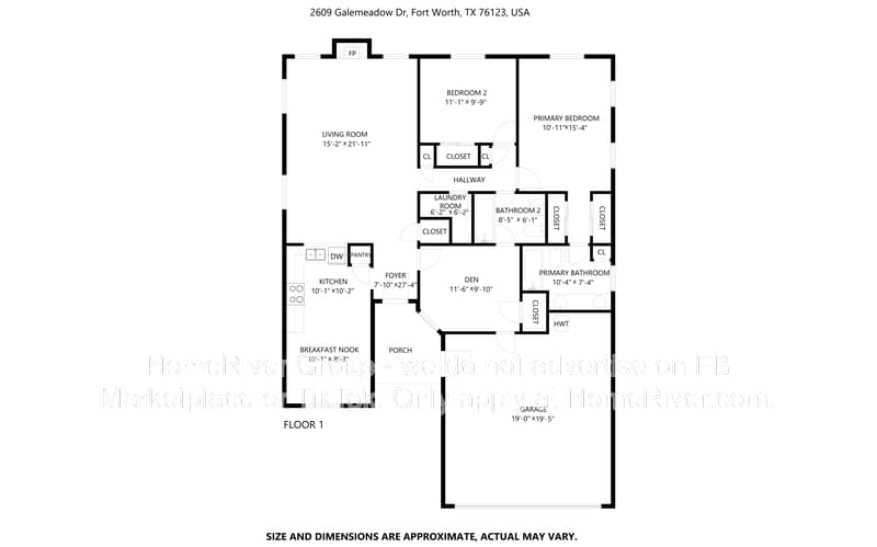 Fort Worth House: 2609 Galemeadow Dr