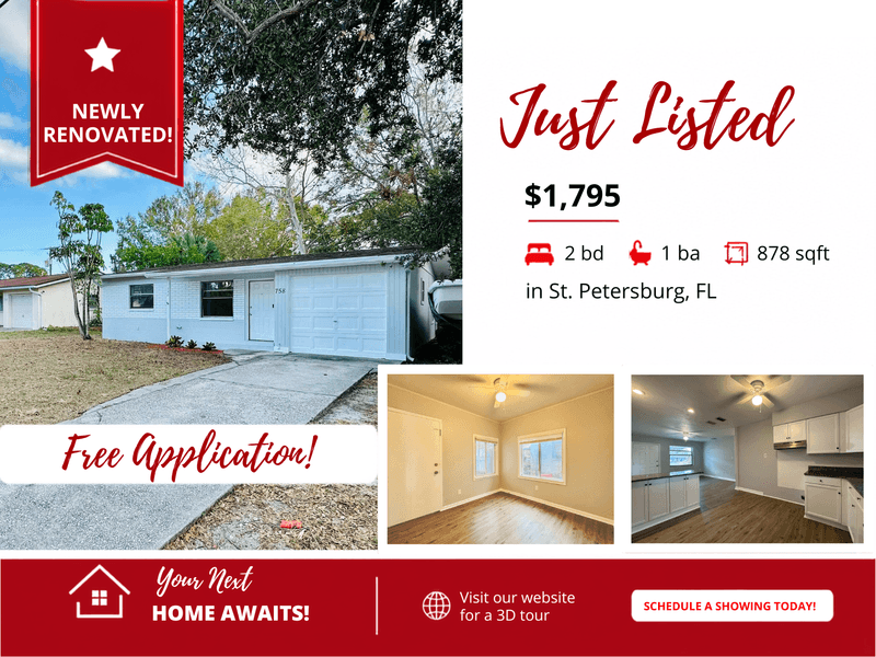 St. Petersburg House: 758 62nd Avenue North