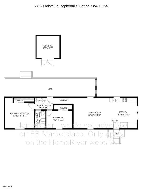 Zephyrhills House: 7725 Forbes Rd