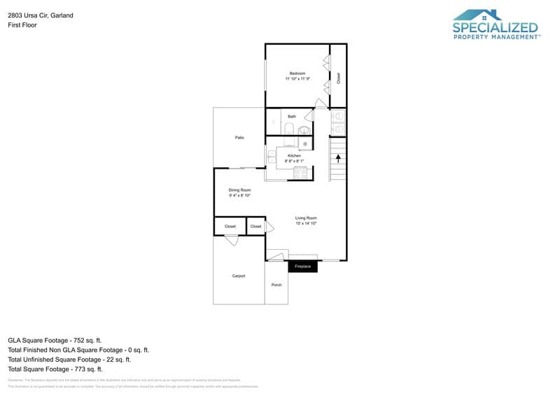 Garland House: 2803 Ursa Cir