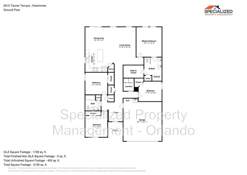 Kissimmee House: 2515 Tanner Ter