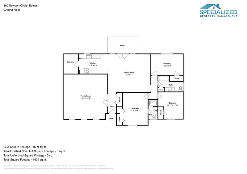 Euless House: 300 Newport Cir