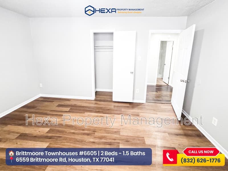 Houston Townhome: 6609 Brittmoore Rd.
