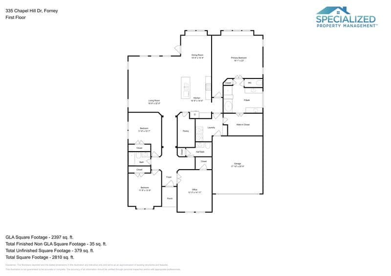 Forney House: 335 Chapel Hill Dr