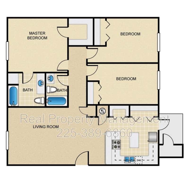 Denham Springs Apartment: 30914 LA Hwy 16
