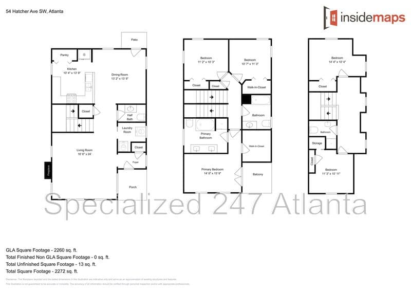 Atlanta House: 54 Hatcher Ave SW