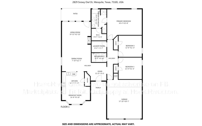 Mesquite House: 2829 Snowy Owl Dr